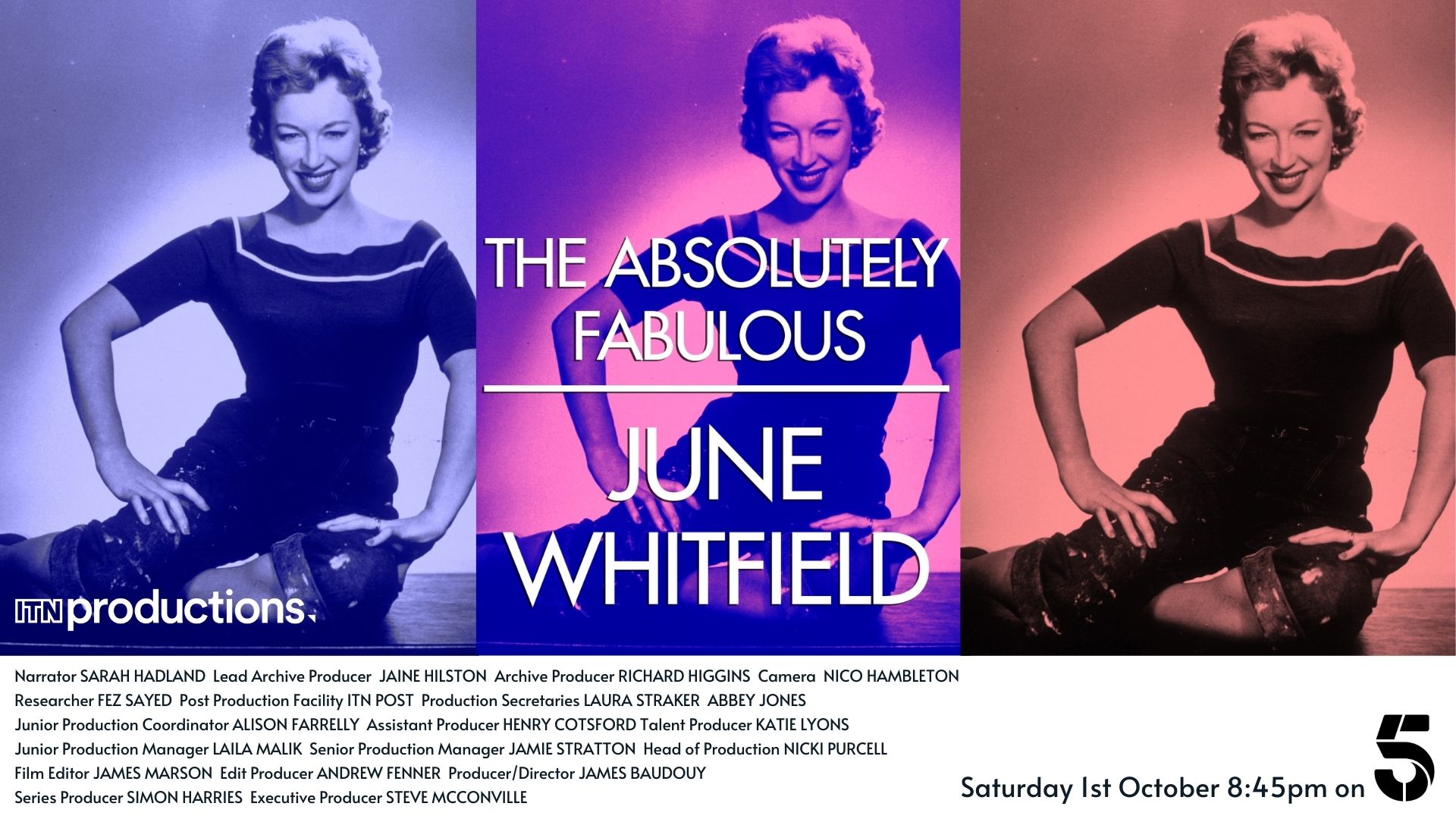 The Absolutely Fabulous June Whitfield, C5 TX Card