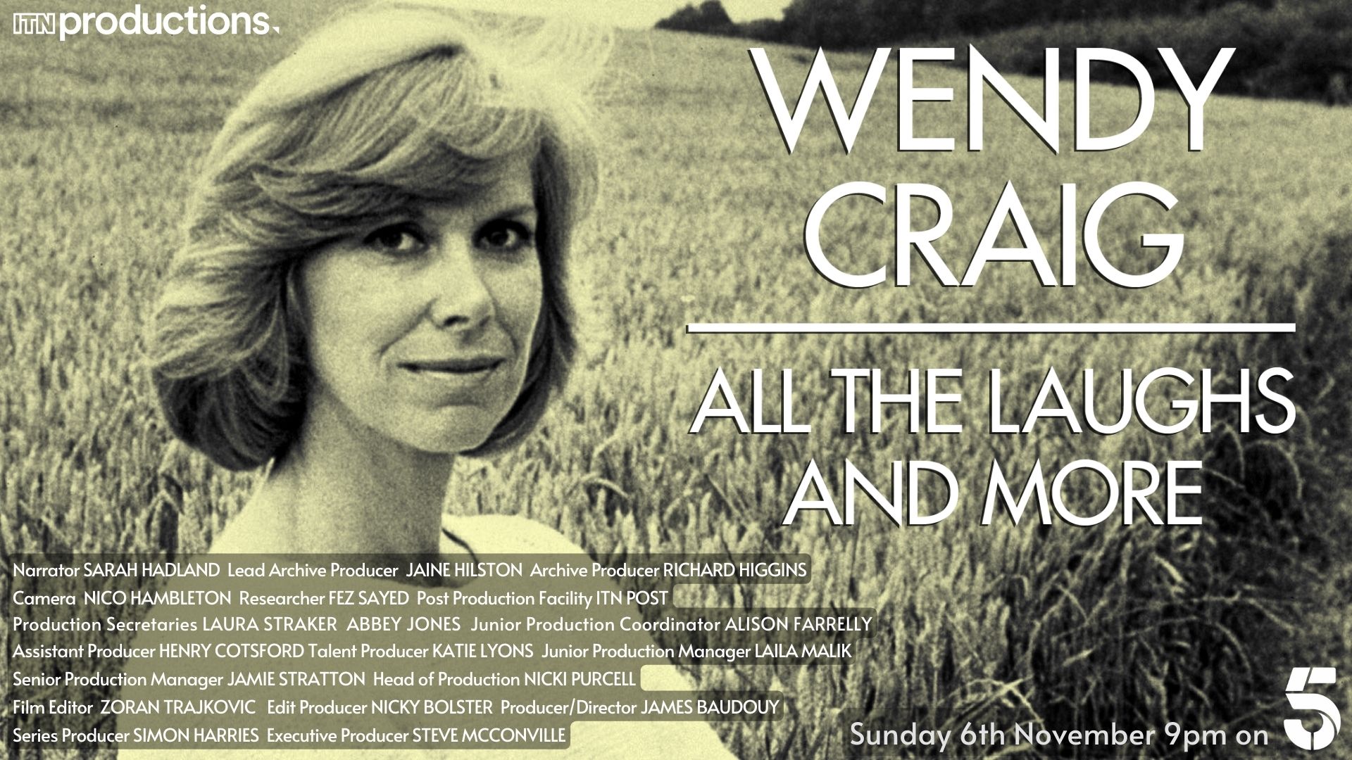 Wendy Craig - All The Laughs And More, C5 TX Card